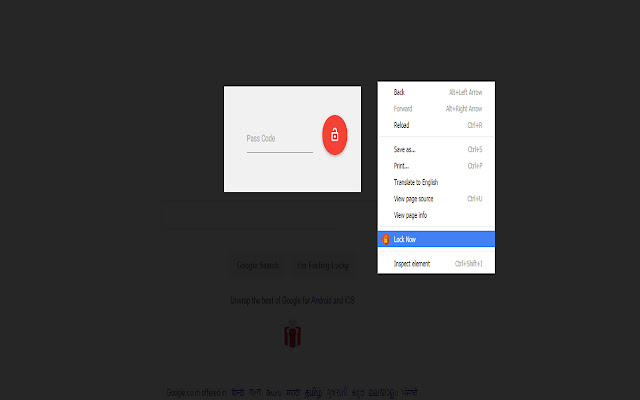 LockScreen chrome谷歌浏览器插件_扩展第2张截图