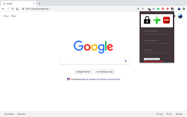 URLocker chrome谷歌浏览器插件_扩展第1张截图