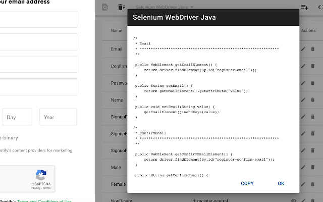 Page Modeller (Selenium, Robot Framework etc) chrome谷歌浏览器插件_扩展第1张截图