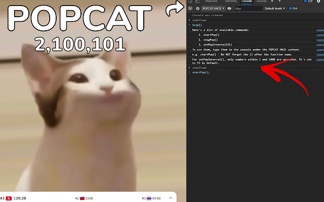 POPCAT HACK chrome谷歌浏览器插件_扩展第1张截图