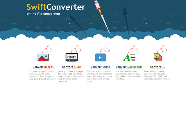 SwiftConverter | Free File Converter chrome谷歌浏览器插件_扩展第1张截图