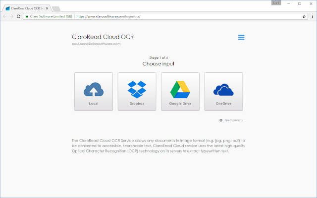 Claro Cloud OCR chrome谷歌浏览器插件_扩展第1张截图