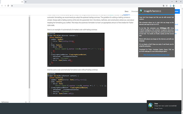 ImageToText chrome谷歌浏览器插件_扩展第1张截图