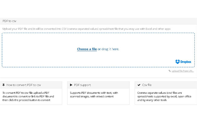 PDF to csv for free with this tool chrome谷歌浏览器插件_扩展第1张截图