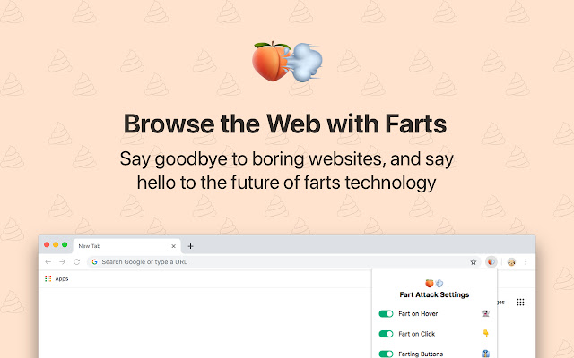 Fart Attack chrome谷歌浏览器插件_扩展第1张截图