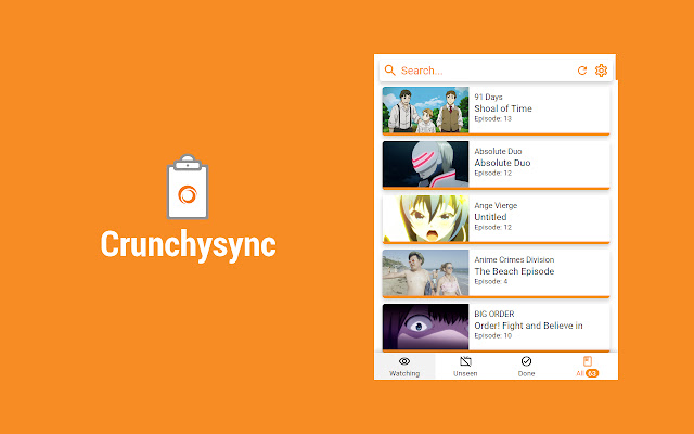 Crunchysync chrome谷歌浏览器插件_扩展第2张截图