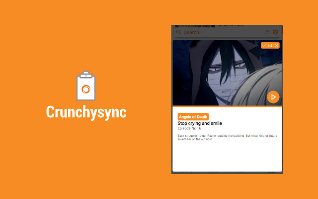 Crunchysync chrome谷歌浏览器插件_扩展第3张截图