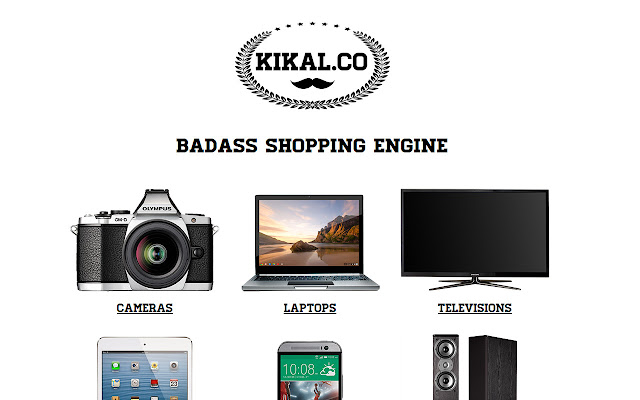 Kikal.co - Badass Shopping Engine chrome谷歌浏览器插件_扩展第2张截图