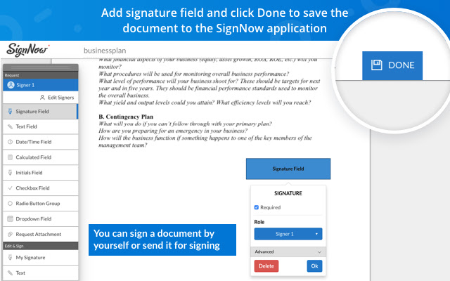 signNow - Sign and Fill PDF & Word Documents chrome谷歌浏览器插件_扩展第3张截图