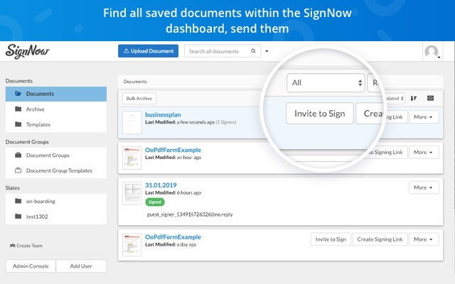 signNow - Sign and Fill PDF & Word Documents chrome谷歌浏览器插件_扩展第4张截图