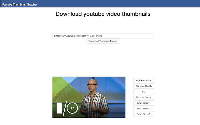 Download thumbnail images of youtube/vimeo chrome谷歌浏览器插件_扩展第3张截图