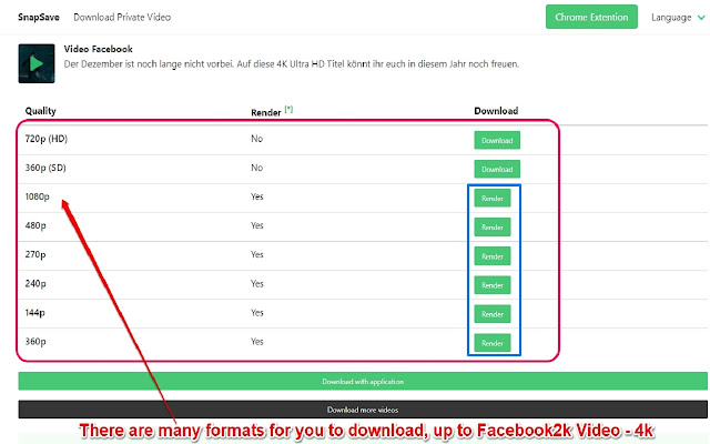 #1 FB Video Downloader HD+ (SnapSave) chrome谷歌浏览器插件_扩展第5张截图