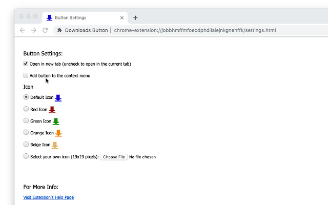 Downloads Button chrome谷歌浏览器插件_扩展第4张截图