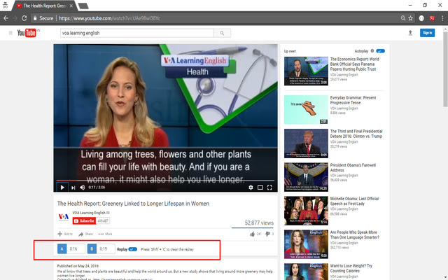 Youtube-Replayer chrome谷歌浏览器插件_扩展第1张截图