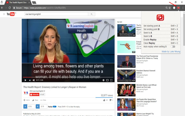 Youtube-Replayer chrome谷歌浏览器插件_扩展第2张截图