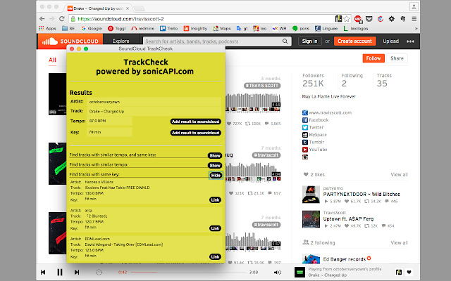 TrackCheck for SoundCloud chrome谷歌浏览器插件_扩展第2张截图