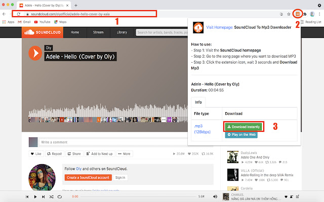 SoundCloud To MP3 - SoundCloud Downloader chrome谷歌浏览器插件_扩展第1张截图