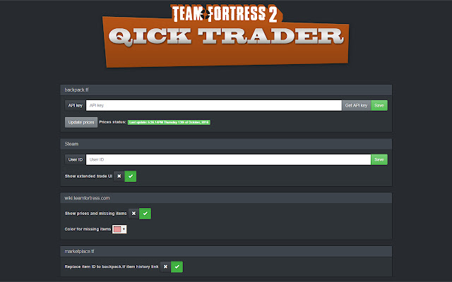 TF2 Quick Trader chrome谷歌浏览器插件_扩展第1张截图