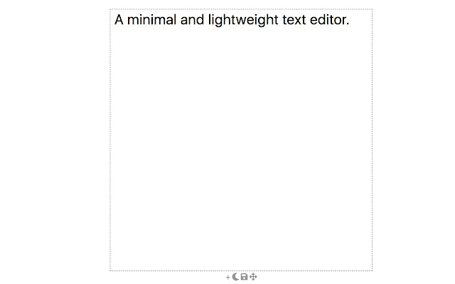 Minimal Text Editor chrome谷歌浏览器插件_扩展第1张截图