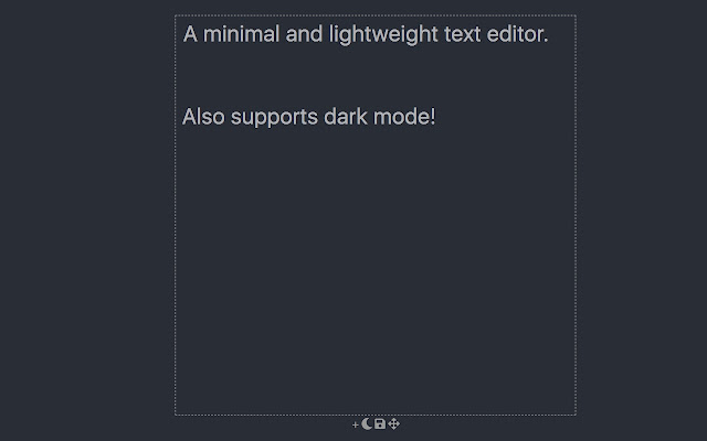 Minimal Text Editor chrome谷歌浏览器插件_扩展第2张截图