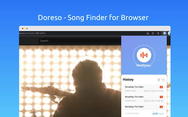 Doreso - 浏览器中的音乐雷达 chrome谷歌浏览器插件_扩展第1张截图