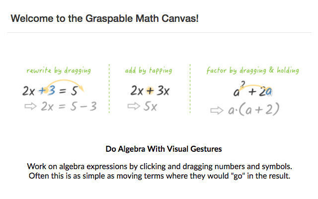Graspable Math Sidebar chrome谷歌浏览器插件_扩展第1张截图