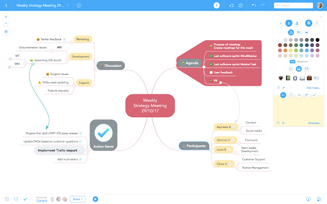 MindMeister Quick Access chrome谷歌浏览器插件_扩展第2张截图