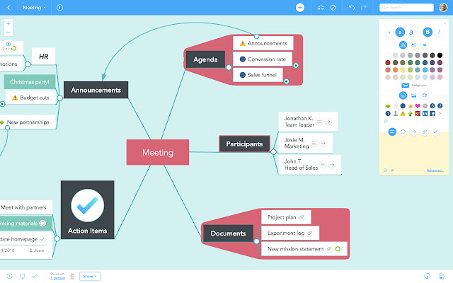 MindMeister Quick Access chrome谷歌浏览器插件_扩展第3张截图