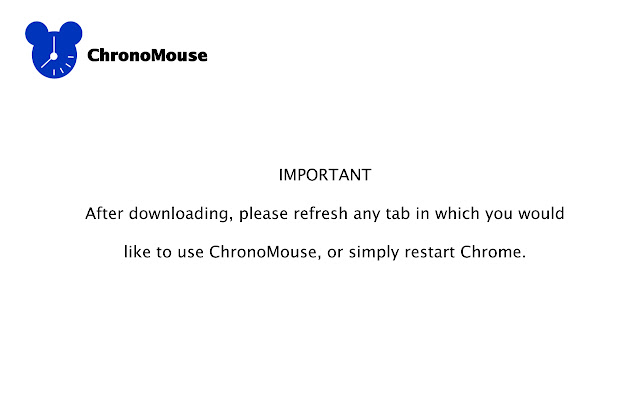 ChronoMouse chrome谷歌浏览器插件_扩展第2张截图