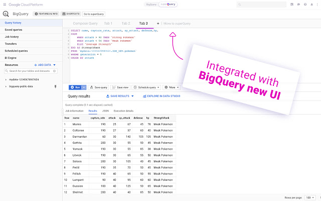 superQuery - BigQuery AI optimization engine chrome谷歌浏览器插件_扩展第2张截图