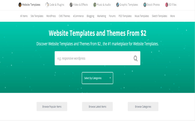 Website Templates - Themes - Plugins chrome谷歌浏览器插件_扩展第1张截图
