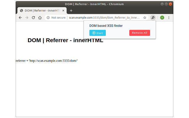 DOM based XSS finder chrome谷歌浏览器插件_扩展第1张截图