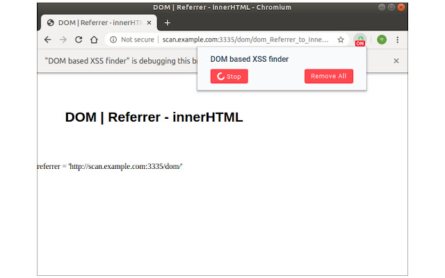 DOM based XSS finder chrome谷歌浏览器插件_扩展第2张截图