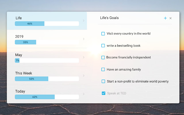 Alto: Life Progress Bar with Goals and Tasks chrome谷歌浏览器插件_扩展第1张截图