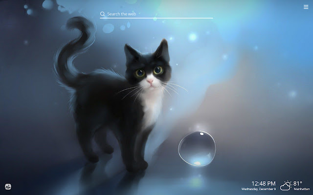Anime Cat HD Wallpapers New Tab Theme chrome谷歌浏览器插件_扩展第4张截图