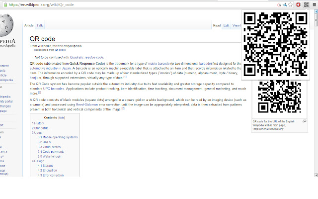 URL2QR chrome谷歌浏览器插件_扩展第1张截图