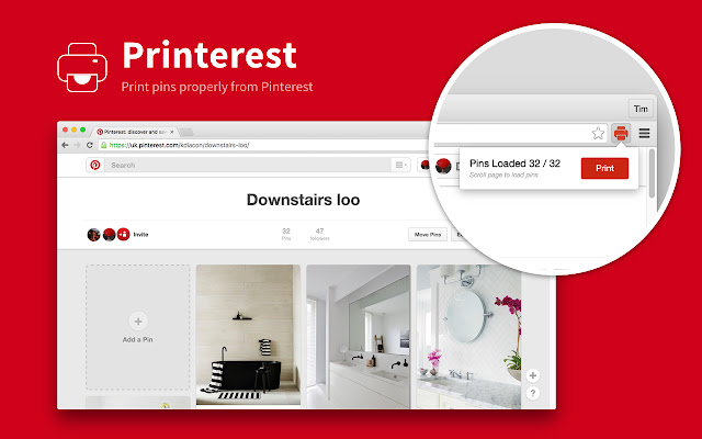 Printerest chrome谷歌浏览器插件_扩展第1张截图