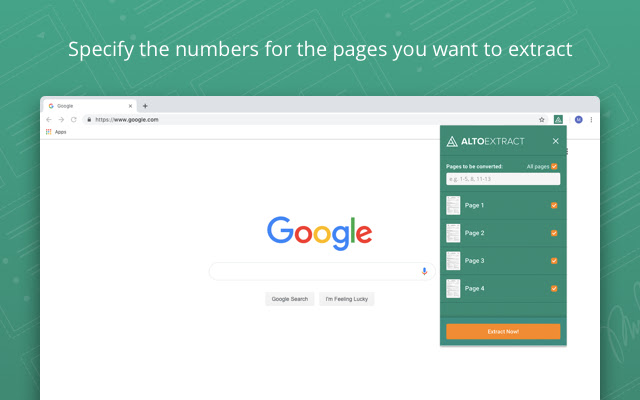 AltoExtractPDF: Free PDF Extraction Tool chrome谷歌浏览器插件_扩展第2张截图