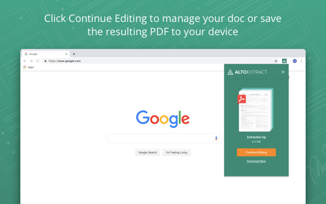 AltoExtractPDF: Free PDF Extraction Tool chrome谷歌浏览器插件_扩展第4张截图