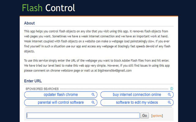 Flash Control chrome谷歌浏览器插件_扩展第1张截图