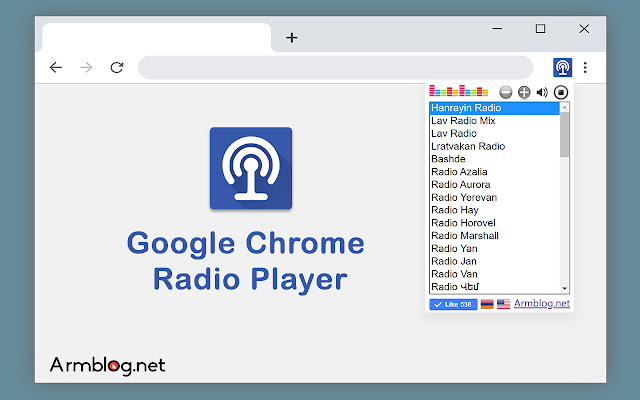 Chrome Radio Player chrome谷歌浏览器插件_扩展第1张截图