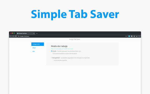 Simple Tab Saver chrome谷歌浏览器插件_扩展第2张截图