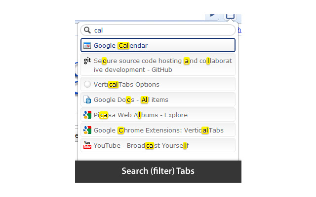 VerticalTabs chrome谷歌浏览器插件_扩展第2张截图