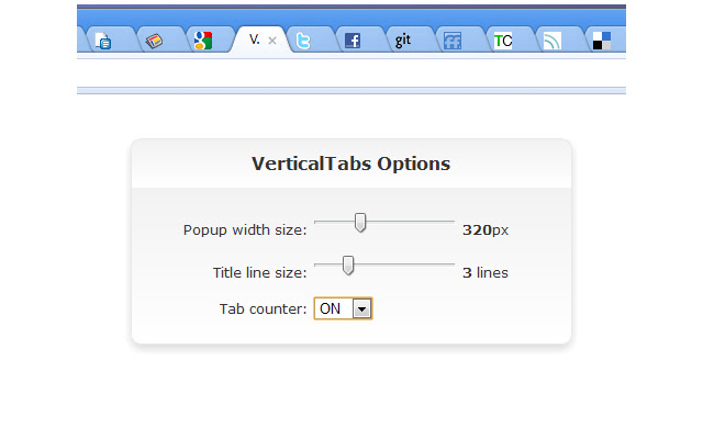 VerticalTabs chrome谷歌浏览器插件_扩展第4张截图