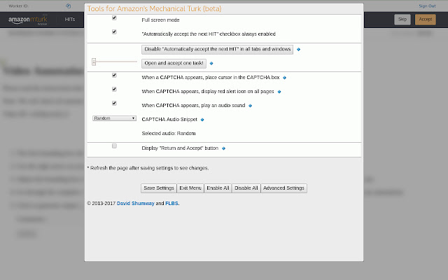 Tools for Amazon's Mechanical Turk chrome谷歌浏览器插件_扩展第1张截图