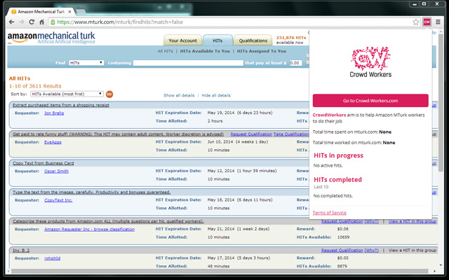 CrowdWorkers chrome谷歌浏览器插件_扩展第1张截图