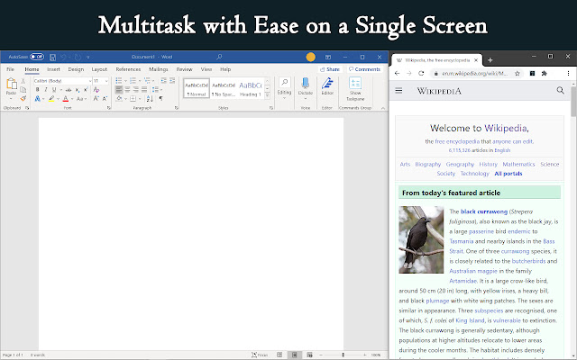 Sideview Plus: Multitask w/o Second Monitor chrome谷歌浏览器插件_扩展第1张截图