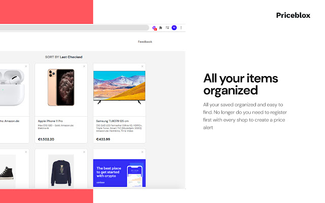 Priceblox: free universal price tracker chrome谷歌浏览器插件_扩展第2张截图