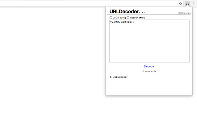 URLDecoder chrome谷歌浏览器插件_扩展第2张截图