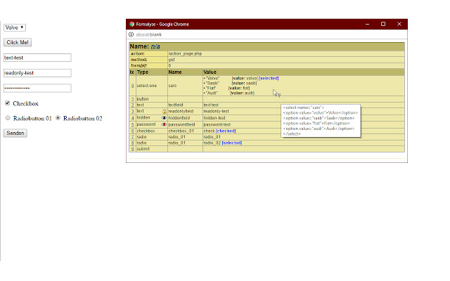 Formalyse: Debug your web form chrome谷歌浏览器插件_扩展第2张截图